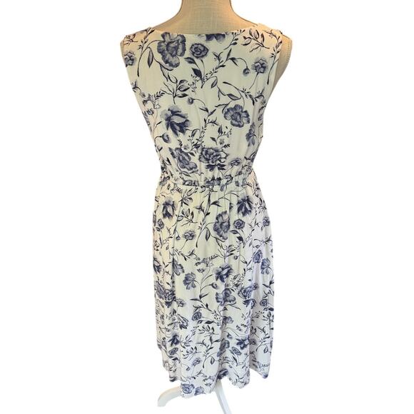 Cynthia Rowley Linen Floral Dress. Size 4. - Picture 2 of 5